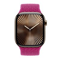 Apple Bracelet Solo tressé Apple Watch | 44/45/46/49 mm - Taille 3 - Magenta