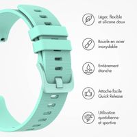 imoshion Bracelet sport en silicone avec boucle Samsung Galaxy Watch 7 40/44 mm - Vert menthe