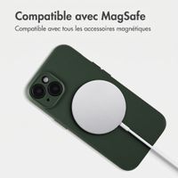 Accezz Coque Grip avec MagSafe Apple iPhone 13 - Vert foncé