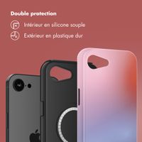 Selencia Coque arrière Vivid avec MagSafe Apple iPhone 17e / 16e - Gradient Soft Blush