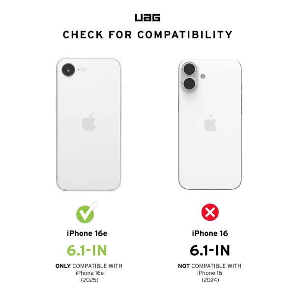 UAG Protection d'écran en verre trempé Shield Plus Apple iPhone 17e / 16e