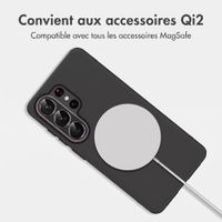 imoshion Coque arrière Color avec Thin MagSafe Ring Samsung Galaxy S26 Ultra - Noir