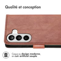 imoshion Étui de télephone portefeuille de luxe Samsung Galaxy S26 Plus - Marron