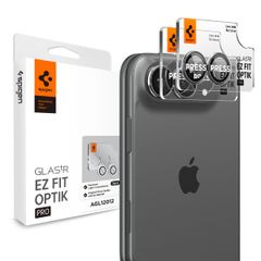 Spigen Optik Pro EZ Fit Lens Protector lot de 2 Apple iPhone Duo - White
