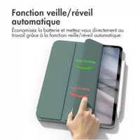 imoshion Magnetic etui de téléphone portefeuille Apple iPad Air 11 pouces (2026) M4 / (2025) M3 / (2024) M2 / Air 5 (2022) / Air 4 (2020) - Vert foncé