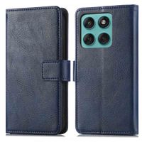 imoshion Étui de télephone portefeuille de luxe Motorola Edge 60 Fusion - Bleu foncé