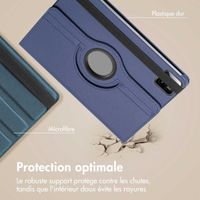 imoshion Coque tablette rotatif à 360° Xiaomi Pad 7 / 7 Pro / Poco Pad X1 - Bleu foncé