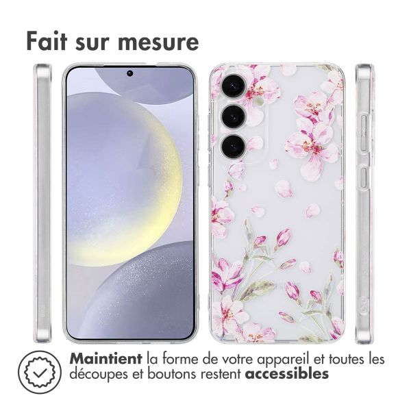 imoshion Coque Design Samsung Galaxy S25 Plus - Blossom Watercolor