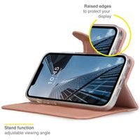 Accezz Étui de télephone Wallet Apple iPhone 14 Plus - Rose Doré