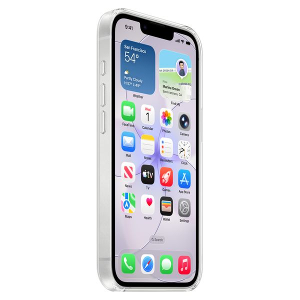 Apple Coque transparente avec MagSafe Apple iPhone 17e - Clear