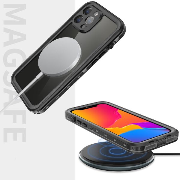 Redpepper Coque imperméable Dot Plus Apple iPhone 13 Pro Max - Noir