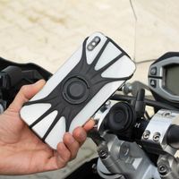 Fixed Support de téléphone Bikee 2 pour vélo - Rotation à 360° - Universel - Noir