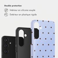 Selencia Coque arrière Vivid Samsung Galaxy S25 FE - Happy Dots Digital Sky