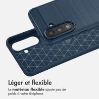 imoshion Coque Brushed Samsung Galaxy A57 (5G) - Bleu foncé