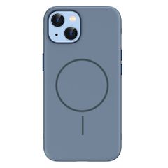 imoshion Coque arrière Color avec Thin MagSafe Ring Apple iPhone 14 / 13 - Bleu foncé