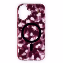 iDeal of Sweden Coque Clear MagSafe Apple iPhone 16 - Cherry Crush