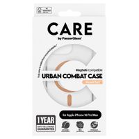 CARE by PanzerGlass Coque Urban Combat MagSafe Apple iPhone 16 Pro Max - Peachy