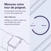 Apple Bracelet Solo tressé Apple Watch | 38/40/41/42 mm - Taille 3 - Beige