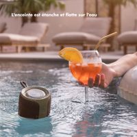 Selencia AquaPlay Enceinte Bluetooth - Enceinte sans fil - Étanche - Army Green