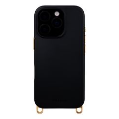 Selencia Coque arrière Rivièra avec MagSafe avec crochets amovibles Apple iPhone 16 Pro Max - Velvet Black