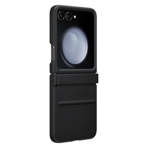 Samsung Étui de liseuse portefeuille en éco-cuir originale Samsung Galaxy Z Flip 5 - Noir