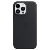 Apple Coque Leather MagSafe Apple iPhone 14 Pro Max - Midnight