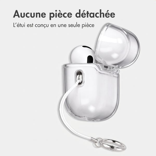 imoshion Coque souple Clear Apple AirPods Pro 2 - Smokey Black