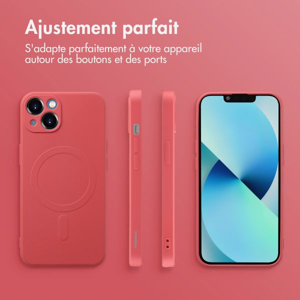 imoshion Coque Couleur avec MagSafe Apple iPhone 13 - Dusty Rose