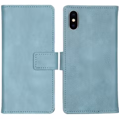 imoshion Étui de télephone portefeuille de luxe Apple iPhone X / Xs - Bleu clair