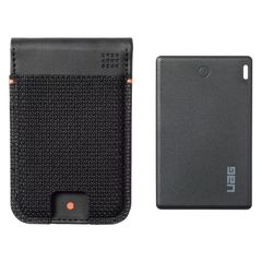UAG Metropolis portefeuille avec tracker - Compatible avec Apple et Android - Kevlar Black