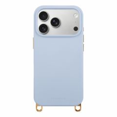Selencia Coque arrière Rivièra avec MagSafe avec crochets amovibles Apple iPhone 17 Pro Max - Powder Blue