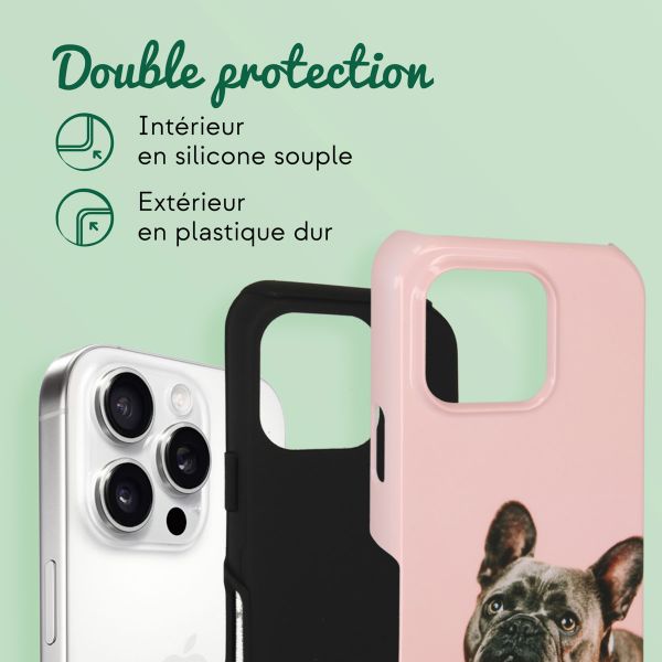 Concevez votre propre coque Tough Apple iPhone 16 Pro - Blanc