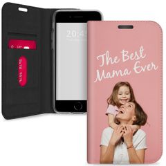 Concevez votre propre housse portefeuille Apple iPhone SE (2022 / 2020) / 8 / 7 / 6(s) - Blanc