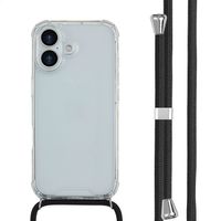 imoshion Coque arrière transparente avec cordon Apple iPhone 17 - Noir
