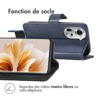 imoshion Étui de télephone portefeuille de luxe Oppo Reno 11 F - Bleu foncé