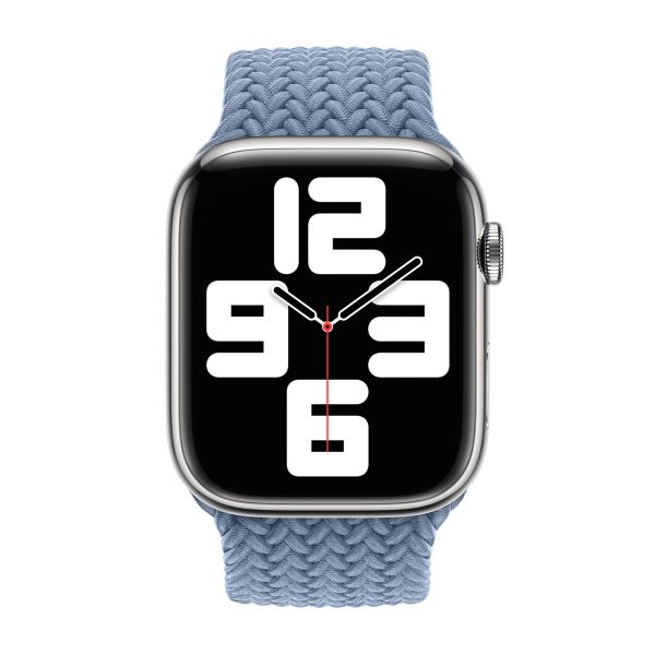 Apple Bracelet Solo tressé Apple Watch | 44/45/46/49 mm - Taille 7 - Slate Blue