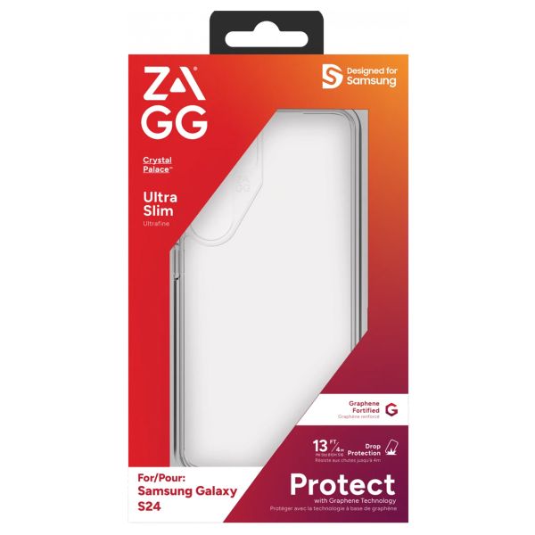 ZAGG Coque Crystal Palace Snap Samsung Galaxy S24 - Clear