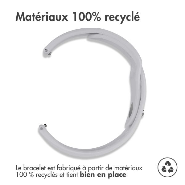 imoshion Bracelet sport en silicone  - Connexion universelle 20 mm - Gris