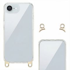 Selencia Coque arrière avec crochets amovibles Apple iPhone 17e / 16e - Transparent