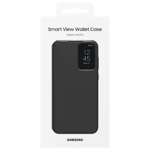 Samsung Original Coque S View Samsung Galaxy A35 - Noir