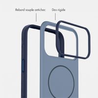 imoshion Coque arrière Color avec Thin MagSafe Ring Apple iPhone 17 Pro - Bleu foncé