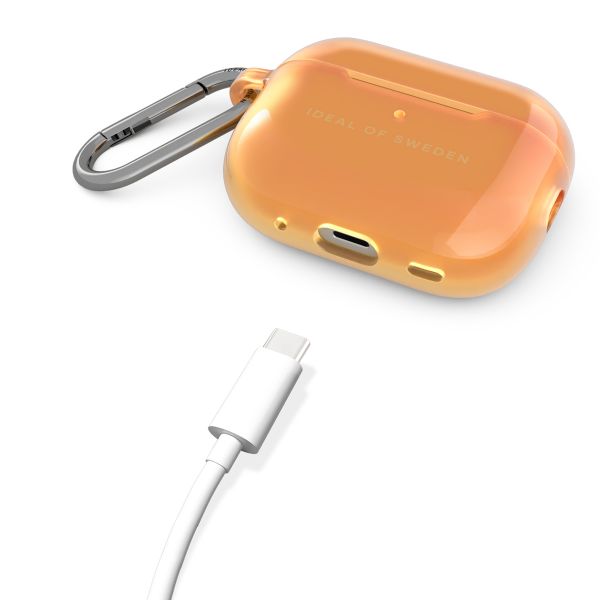 iDeal of Sweden Coque Clear Apple AirPods Pro - Orange Spritz