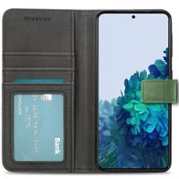 imoshion Étui de télephone portefeuille de luxe Samsung Galaxy S21 Plus - Vert