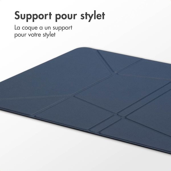 Accezz High Stand tablet case Apple iPad Air 11 pouces (2026) M4 / (2025) M3 / (2024) M2 / Air 5 (2022) / Air 4 (2020) - Bleu foncé