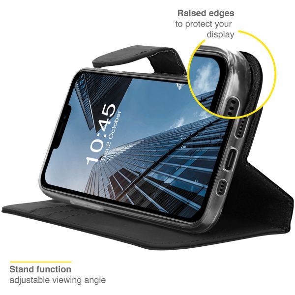 Accezz Étui de télephone Wallet Apple iPhone 13 Pro - Noir