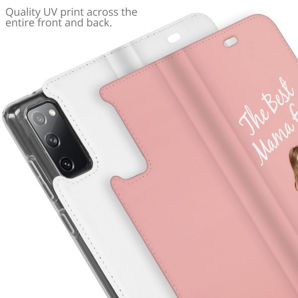 Concevez votre propre housse portefeuille Samsung Galaxy S20 FE - Blanc