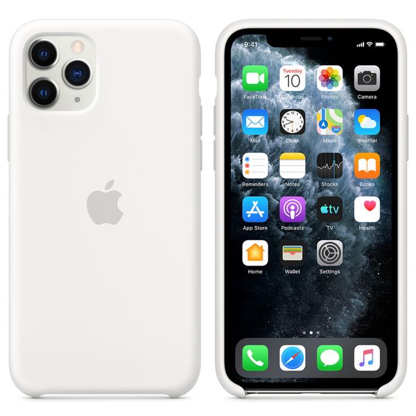 Apple Coque en silicone Apple iPhone 11 Pro - White