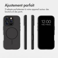 imoshion Coque arrière Color avec Thin MagSafe Ring Apple iPhone 16 Pro - Noir