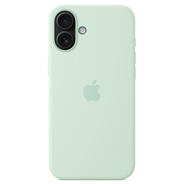 Apple Coque en silicone MagSafe Apple iPhone 16 Plus - Aquamarine