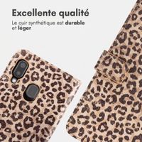 imoshion Étui de télephone portefeuille Design Samsung Galaxy A20e - Leopard Mood